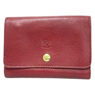 Il Bisonte Wallet Bordeaux leather Direct from Japan Secondhand