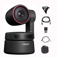 OBSBOT Tiny 4K PTZ Webcam,4K AI Powered Framing Autofocus Gesture Control HDR Video Conference Camer