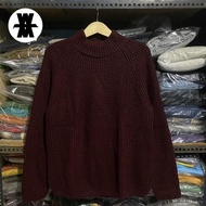 Laine Kr Wool Acr Knit Merah Size L 68x57