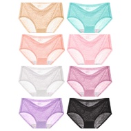 CD 1136 KO3 - SEEMLESS MILK SILK SOFT FLOWER PATTERN UNDERWEAR