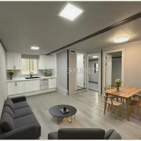 Prefab Tiny Homes To Live in For Adults Foldable House, Modular Tiny Homes for Sale with Customizabl