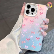 SS902 Hologram case Bowknot Coquete Pink Hardcase/Casing hp For XIAOMI REDMI 14C 14T PRO 13 13X A1 A