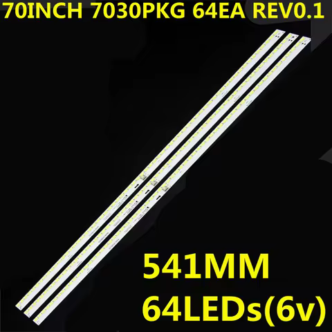 3PCS LED Strip For 01CVB058A002 QPWBL0028GPZZ LK695D3LA18 LC-70LE660U LC-70LE661U LC-70LE600U LC-70L