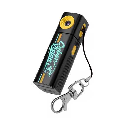 JABS-2K Digital Mini Action Camera Thumb Keychain Camera Retro Video Recorder Portable Pocket Small 