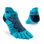 Injinji Ultra Run Midweight No-Show Coolmax - Pacific Blue Injinji Toe Socks Running Socks