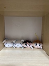 蠟筆小新小葵小白圓轆轆吊飾公仔