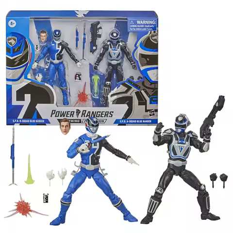 Hasbro Power Rangers Lightning Collection S.P.D. Squad B Blue Ranger Versus Squad A Blue Ranger 2-Pa