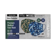 medicos surgical mask face mask 3ply NEUTROVIS : Premium Barracks 4-Ply Premium Medical Face Mask 50’S