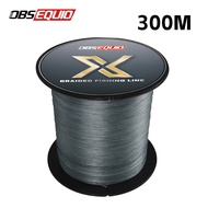 OBSEQUIO X12 Strands Fishing Line 300/500/1000M Braided PE Fishing Strong Fishing Line Multifilament