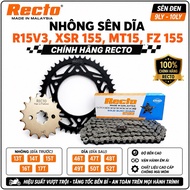Sprockets R15v3,XSR 155,MT15,FZ 155 [Black Chains 9ly-10ly] Sprockets 13T 14 15 16 17 Sprockets 46,4