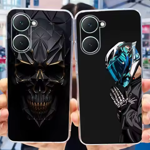2024 New Fashion Phone Case For Vivo Y03 Y18 Y18e Soft Silicone TPU Back Cover For Vivo Y18 Y18E Y03