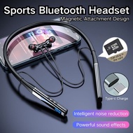 Buds 5.3 Waterproof Earphones Bluetooth IPX5 Neck-Mounted Music Play 200 Hours