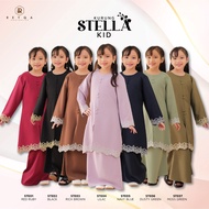 BAJU RAYA 2025 BAJU KURUNG BUDAK KIDS SULAM RED RUBY BLACK RICH BROWN LILAC NAVY BLUE DUSTY GREEN MO