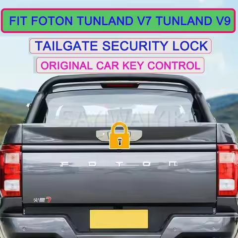For FOTON TUNLAND V7 V9 2025 2026 Tailgate Safety Lock Electrical Rear Door Central Lock Kit Pop Loc