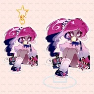 Standee Hazbin Hotel Mica Keychain Velvet Vox Valentino 3 Vees Anime Model Study Desk Decoration Ver