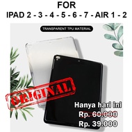 Original TPU case Apple iPad 2 3 4 5 6 7 Air 1 2 softcase Elegant casing cover silicone slim