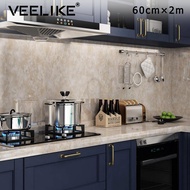 Veelike 60cmx200cm New Marble Wallpaper Self Adhesive Kitchen Sticker Oilproof Dining Table Countertop Kitchen Cabinet Sticker Furniture Revoation Removable Decorative Vinyl Film