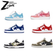 Kasut lelaki dan wanita baharu A Batin Ape BAPE STA, kasut skateboard low-top, uniseks, tawaran isti
