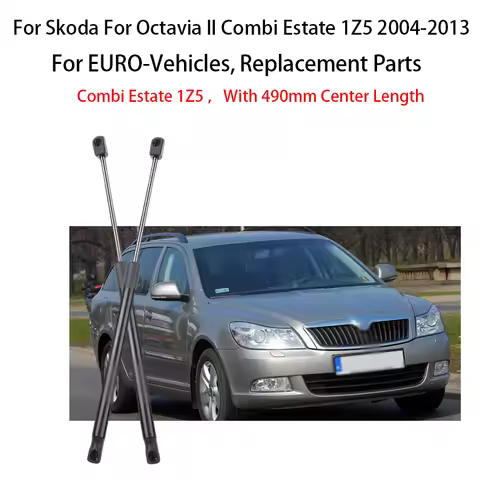 2pcs Tailgate Rear Boot Gas Struts for Skoda Octavia II Estate 1Z5 2004-2013 1Z9827550 Lift Supports