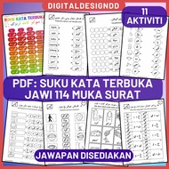 PDF Latih Tubi Suku kata terbuka Jawi membaca menulis Jawi Latihan suku kata Jawi untuk pra sekolah 