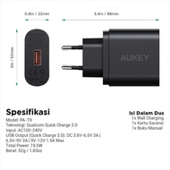 [New] Charger Quick Charger Original Aukey Charger Aukey Pa T9 18 Watt