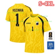 2026 Ca-pe Ver-de  #1 Vozinha  FIFA World Cup Yellow Goalkeeper Jersey