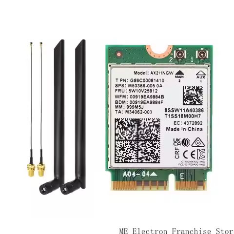 T5EA WiFi 6E 5374M AX211 AX211NGW CNVio2 Wifi Wireless Card Bluetooth-compatible5.3 Tri-Band WiFi6E 