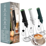 Electric Milk Frother USB Rechargeable Frother Handheld Whisk Mini Blender Frother