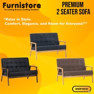 Furnistore Affordable 2 seater sofa (1+2+3) Sofa Set / Seater Sofa Set /Fabric Sofa / PU Sofa / 2 Seater Sofa / 1+2+3 SofaSet