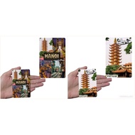 Rubber Ref Magnet Souvenir - Hanoi, Vietnam Design