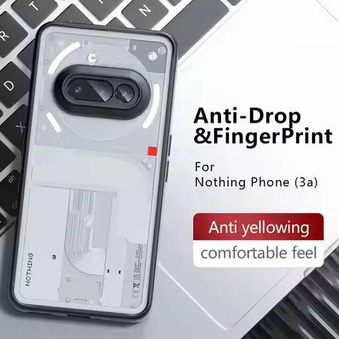 Clear Case For Nothing Phone 3a Cover Nothing Phone 3a Fundas Hard PC Camera Protector Shockproof Ba