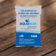 1 bao 25kg cám cá cargill 7454 viên 3mm 30% đạm cho cá ăn hoặc dùng câu cátrađiêu hồng.