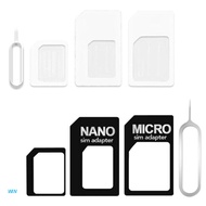 WIN 4 in 1 Convert Nano SIM Card to Micro Standard Adapter For iPhone  for Samsung 4G LTE USB Wireless Router