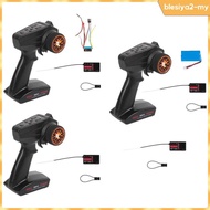 [BlesiyaedMY] RC 4CH Radio Control System Transmitter and Receiver for RC Car Vehicles