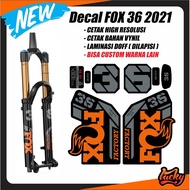 Fork fox 36 2021 sticker decal not decal sticker rockshox pice yari fox 40 fox taro fox