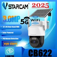 Vstarcam CB622 ( รองรับ Wi-Fi 2.4 - 5G ）กล้องวงจรปิดไร้สาย Outdoor ความละเอียด 3 MP(1296P) กันน้ำได้