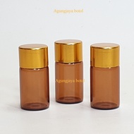 Mini Glass Bottle 3 Ml Amber Tube / Glass Bottle / Perfume Glass Bottle / Perfume Bottle 3 Ml / Glas
