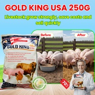 [NEW] Gold King USA – Weight Gain Supplement for Cattle, Pigs, and Poultry 250g