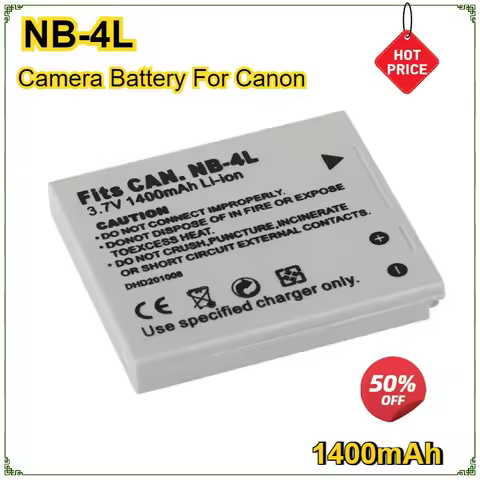 High Quality Retail Good Lithium Digital Camera Battery NB4L NB-4L for Canon IXUS 220 HS Digital 100