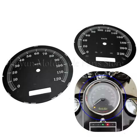 For Harley-davidson Fat Road King Dashboard KM/H MPH