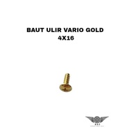 VARIO 4X16 GOLD BODY BOLT SCREW VARIO GOLD GOLD SCREW BOLT
