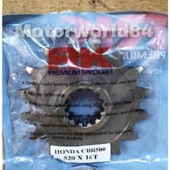 FRONT SPROCKET RK JAPAN HONDA CBR500 CB500F CB500X 15T / 16T PREMIUM DEPAN CBR 500 CB F X CHAIN GEAR