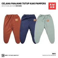 AWAN KIDS - Pampers Unisex Newborn Plain Color Long Pants 1 Pcs -AW 04P