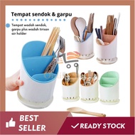OS - E204- Cutlery Holder with Drainer - Cultery Holder - Spoon and Fork Storage