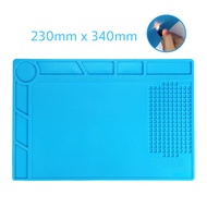 Mobile Phone Computer Repair Heat Insulation Pad Silicone Station Pad Hot Air Gun Soldering Station 