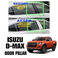 ISUZU DMAX 13'-18'CAR CHROME DOOR WINDOW PILLAR 4PCS PER SET