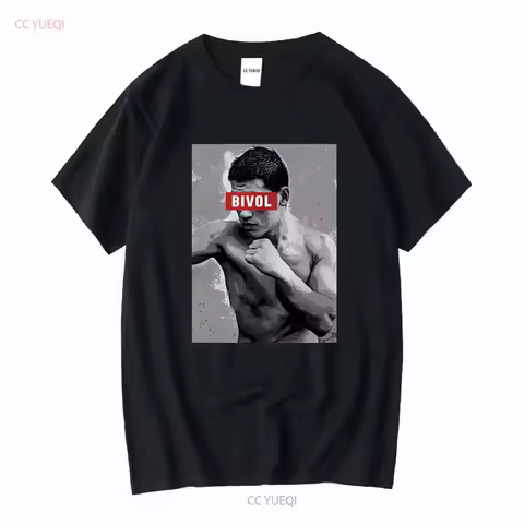Dmitry Yuryevich Bivol Light Heavyweight World Boxing Champ Boxer T Shirt vintage Washed Breathable 