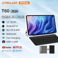 Teclast T60 Tablet 12'' 2K Screen 8GB RAM 256GB ROM Unisoc T616 Octa Core Android13 Widevine L1 20MP Camera 4G LTE Call Tablets