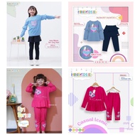 Minekids Children's T-Shirt Set Girls' Casual Iconic and Long Sleeve Set Long Pant Minekids 3 4 5 6 