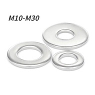 316 Stainless Steel Metal Flat Gasket Thickened Gasket Extra Large Gasket Circle Gasket M14-M30